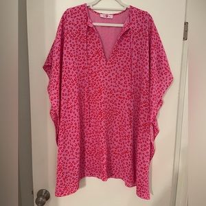 Buddy Love cheetah short caftan